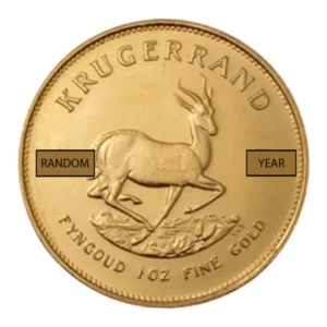 South Africa Krugerrand Gold Coin Back