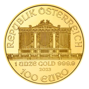 Austria Philharmonic Gold Coin Front