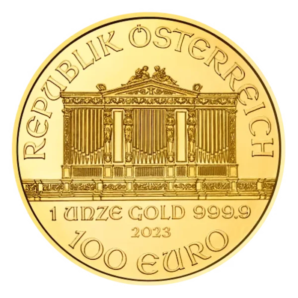 Austria Philharmonic Gold Coin Front