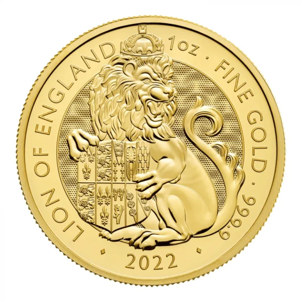 Lion of England Gold Coin Back