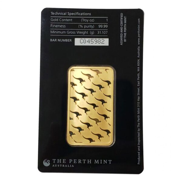 Perth Mint 1 oz Gold Bar - Image 2