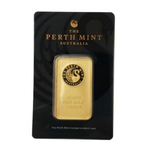 Perth Mint Gold Bar Front