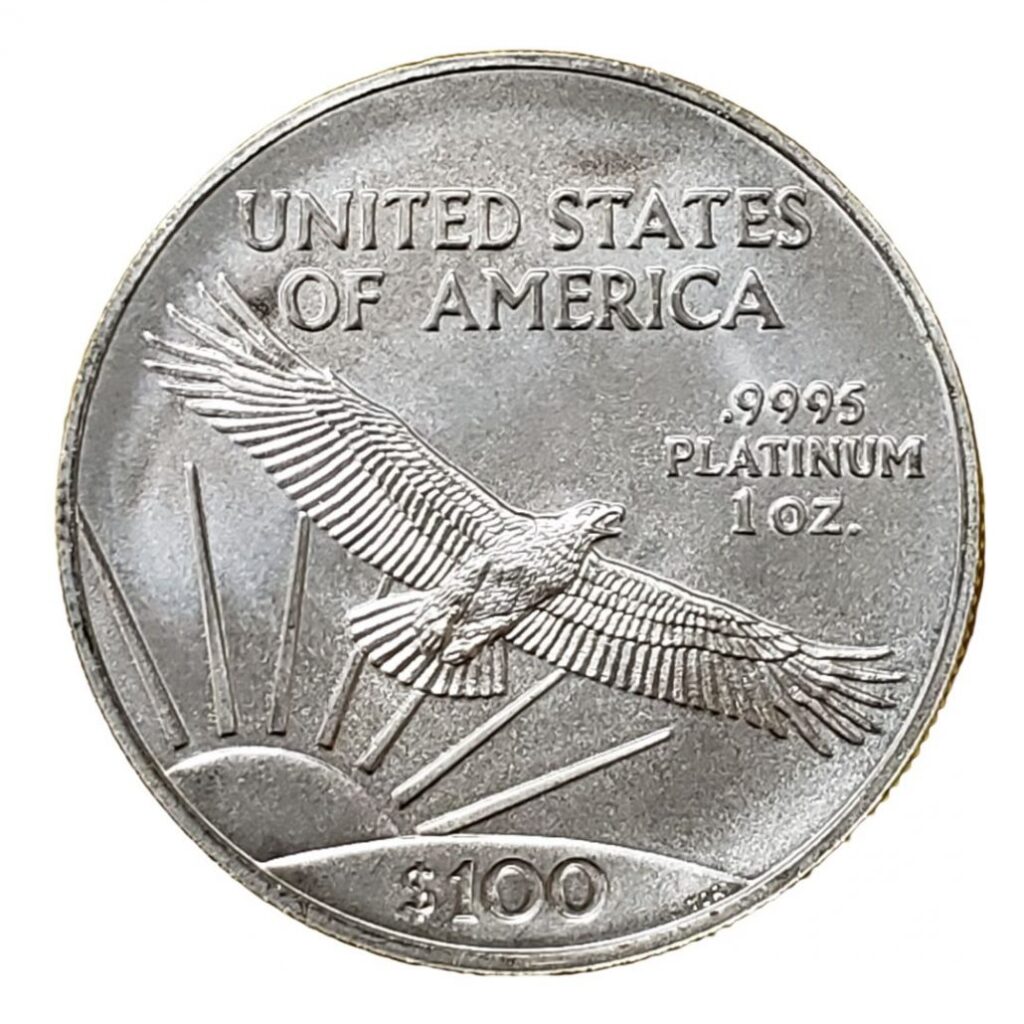 American Eagle Platinum Coin Back
