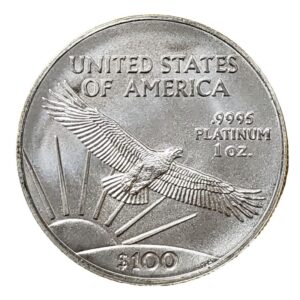 American Eagle Platinum Coin Back