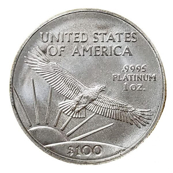 American Eagle Platinum Coin Back