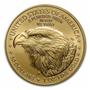 American Eagle Type 2 Gold Coin Back