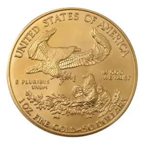 American Eagle Gold Coin Back