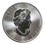 Canadian Maple Leaf Silver Coin Front