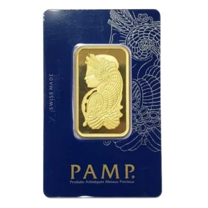 PAMP Suisse Lady Fortuna Gold Bar Front