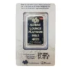 PAMP Platinum Bar Back