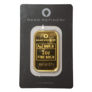 Rand Refinery Gold Bar Front