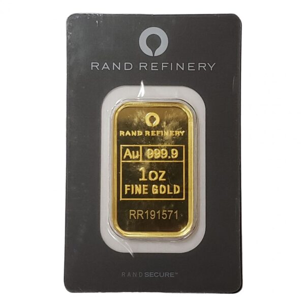Rand Refinery Gold Bar Front