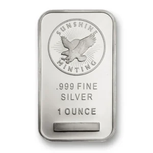 Sunshine Minting Silver Bar front