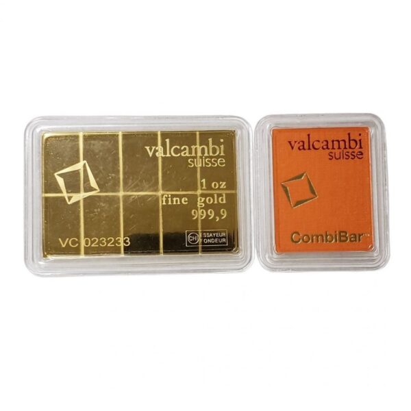 Valcambi Suisse Combibar Gold Bar Front