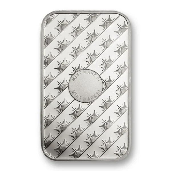 Sunshine Minting Silver Bar Back